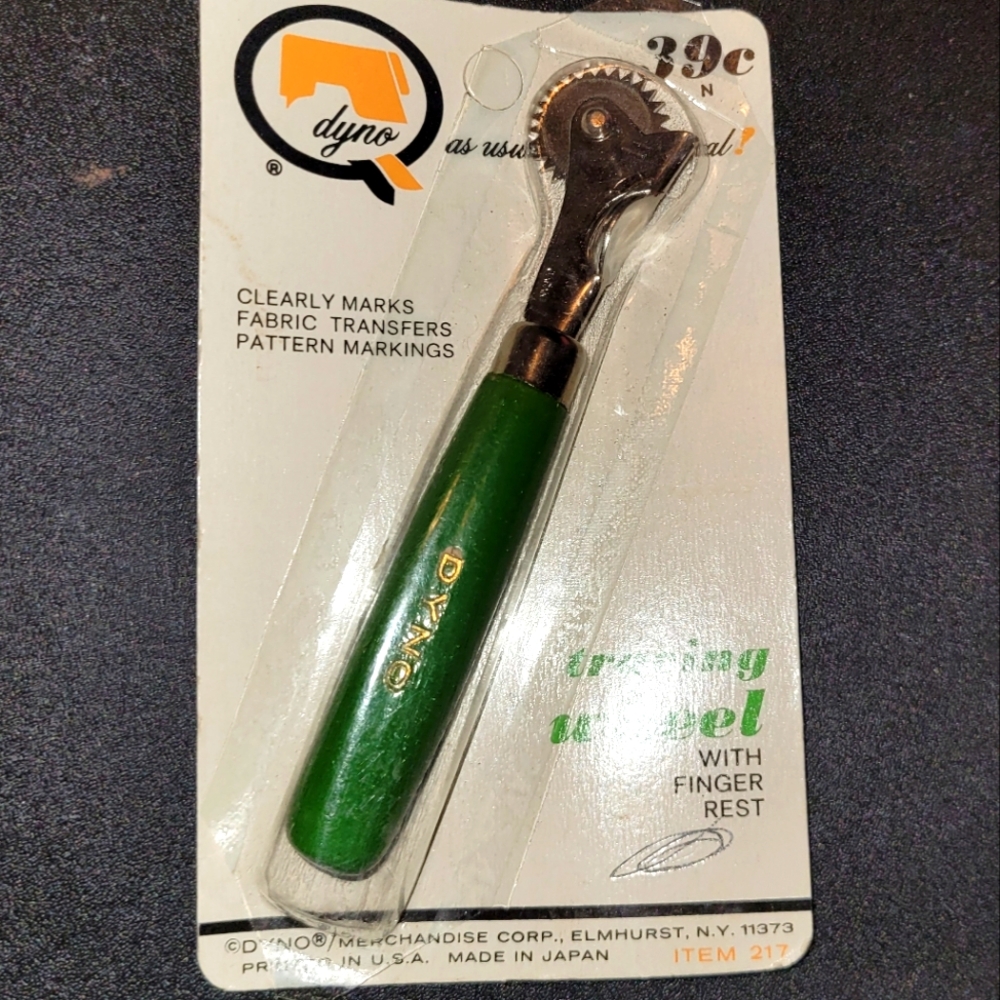 Vintage Dyno Tracing Wheel With Finger Rest